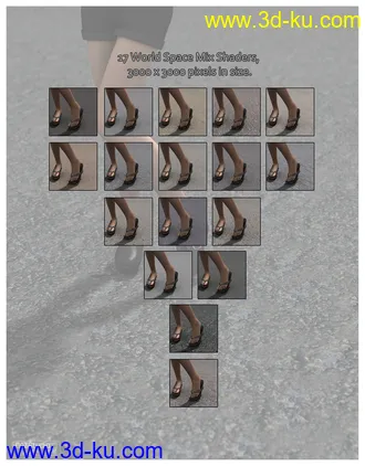 3D打印模型Industrial Floors DAZ Studio Shaders的图片
