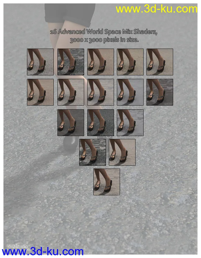 Industrial Floors DAZ Studio Shaders模型的图片8