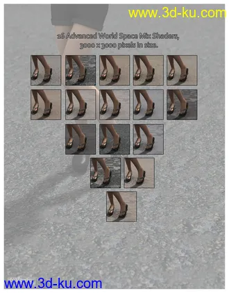 3D打印模型Industrial Floors DAZ Studio Shaders的图片