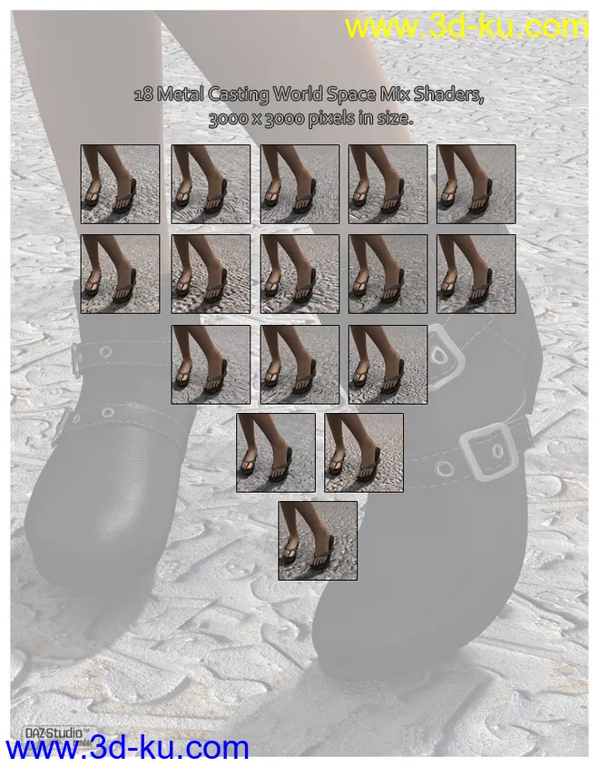 Industrial Floors DAZ Studio Shaders模型的图片11