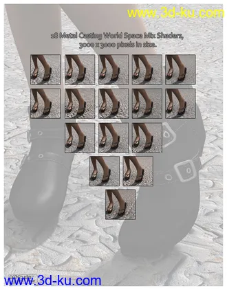 3D打印模型Industrial Floors DAZ Studio Shaders的图片