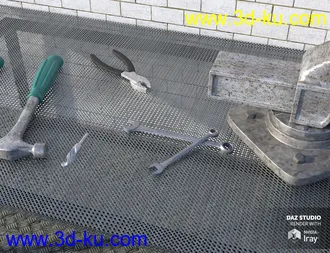 3D打印模型Industrial Steel - Iray Shaders的图片