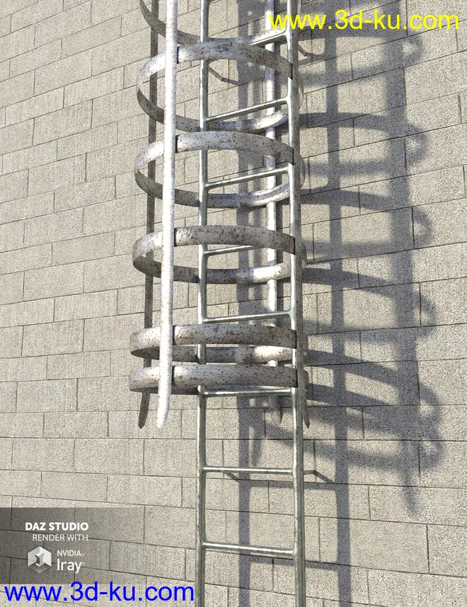 Industrial Steel - Iray Shaders模型的图片4
