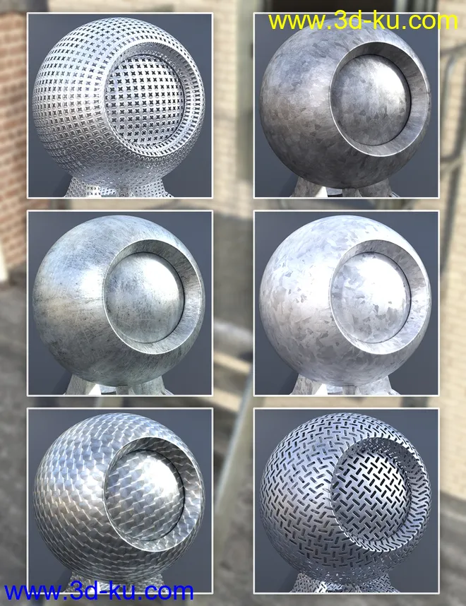Industrial Steel - Iray Shaders模型的图片6