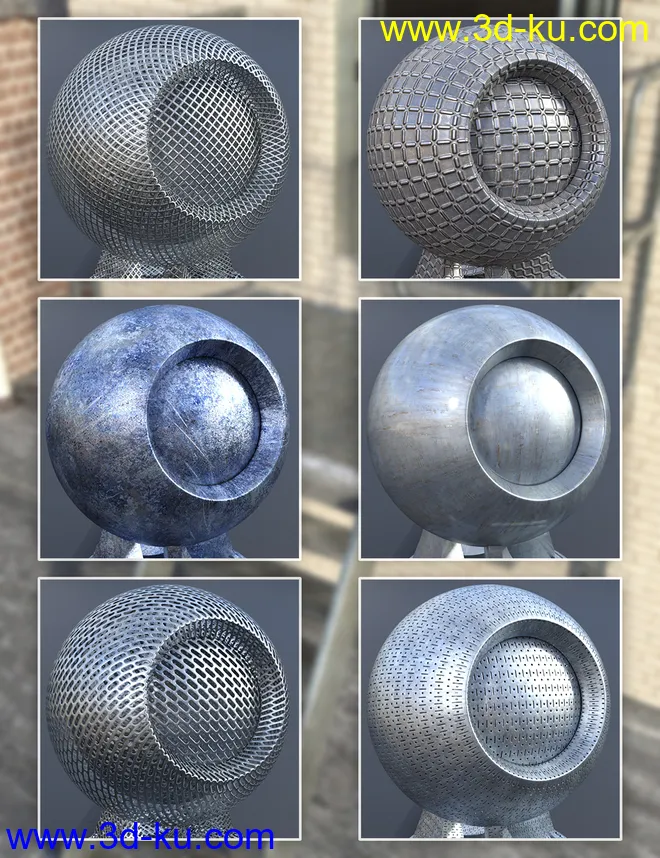 Industrial Steel - Iray Shaders模型的图片7