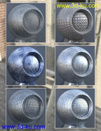 3D打印模型Industrial Steel - Iray Shaders的图片