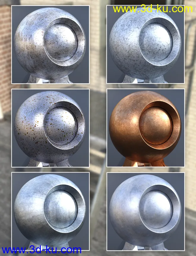 Industrial Steel - Iray Shaders模型的图片8
