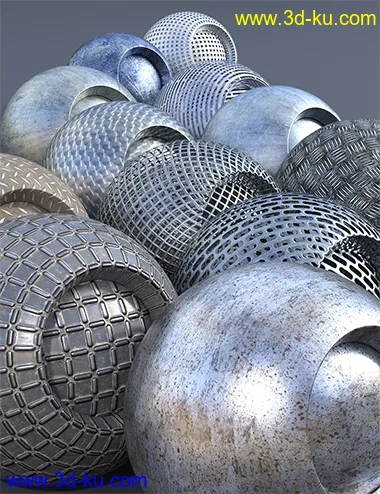 Industrial Steel - Iray Shaders模型的图片10