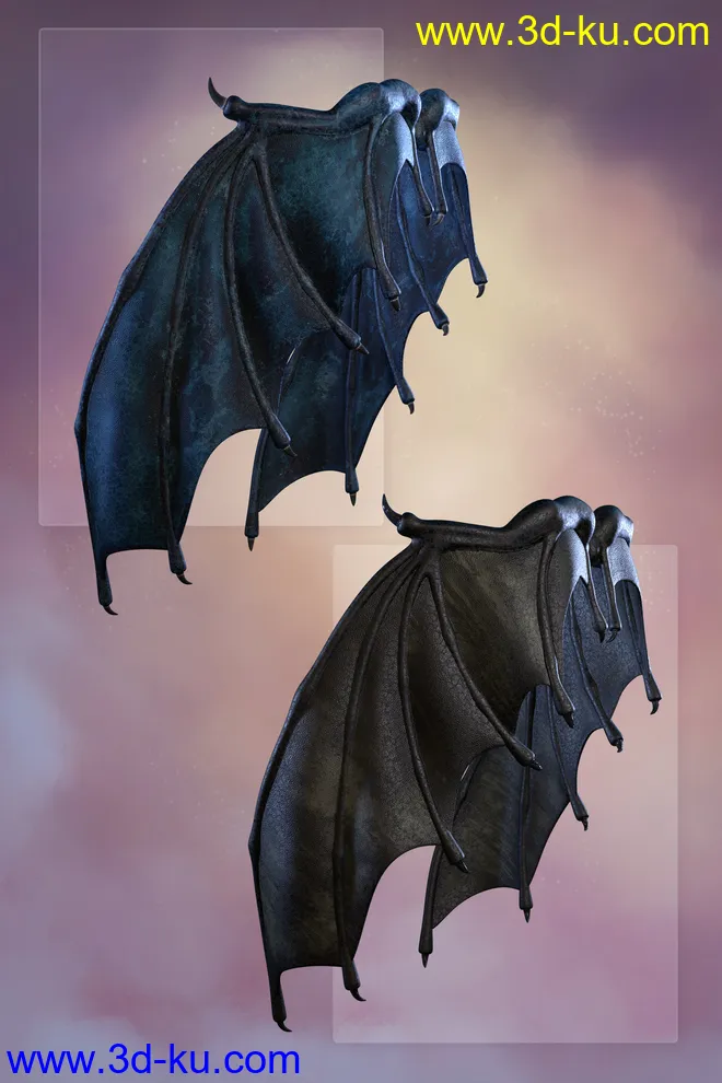 Infernal Wings for Genesis 8 Male(s) and Genesis 8 Female(s)模型的图片8