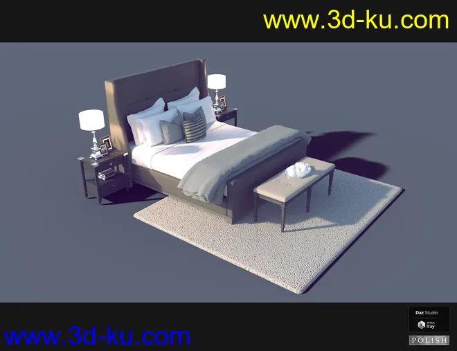 Interior Furniture 01模型的图片2
