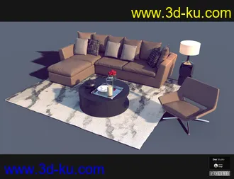 3D打印模型Interior Furniture 01的图片