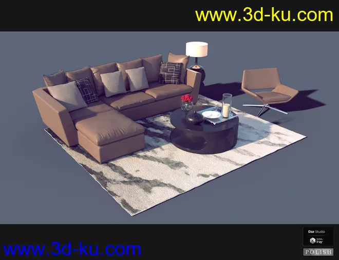Interior Furniture 01模型的图片9