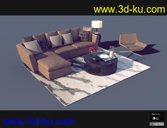 3D打印模型Interior Furniture 01的图片