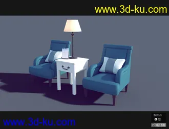 3D打印模型Interior Furniture 01的图片