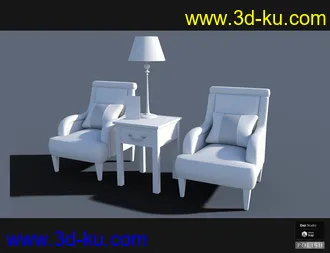 3D打印模型Interior Furniture 01的图片