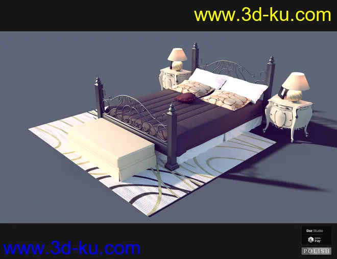 Interior Furniture 02模型的图片5