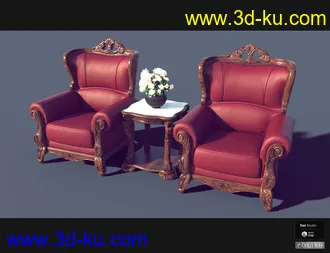 3D打印模型Interior Furniture 02的图片