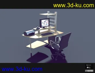 3D打印模型Interior Furniture 02的图片