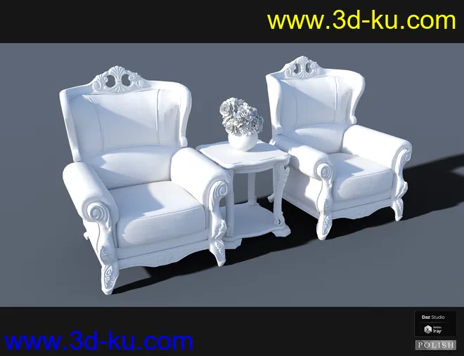 Interior Furniture 02模型的图片16