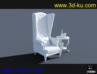 3D打印模型Interior Furniture 02的图片