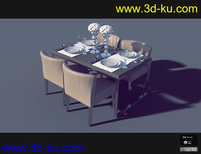 Interior Furniture 03模型的图片7