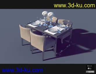 3D打印模型Interior Furniture 03的图片
