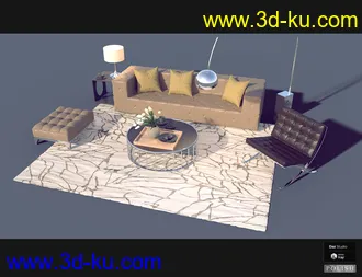 3D打印模型Interior Furniture 03的图片