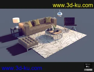 3D打印模型Interior Furniture 03的图片