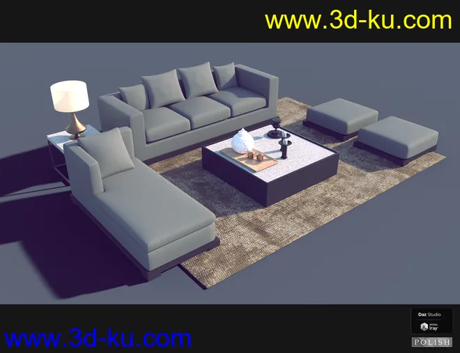 Interior Furniture 03模型的图片10