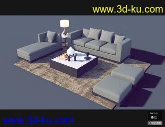3D打印模型Interior Furniture 03的图片