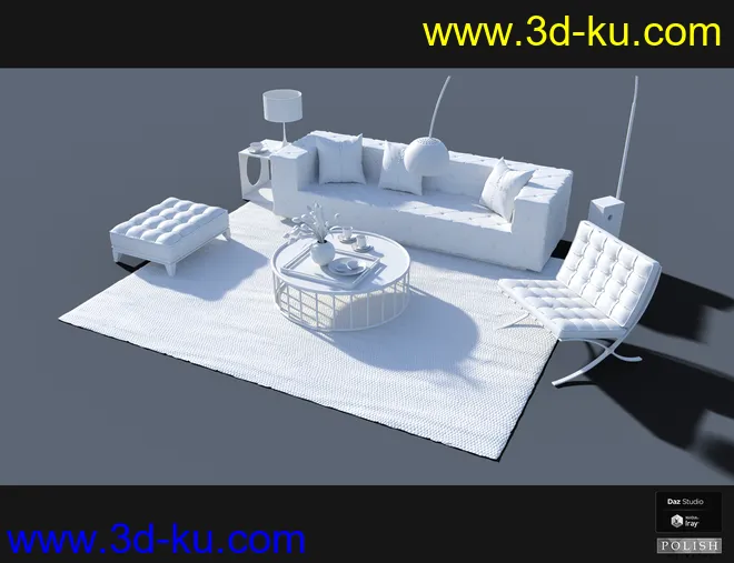 Interior Furniture 03模型的图片17