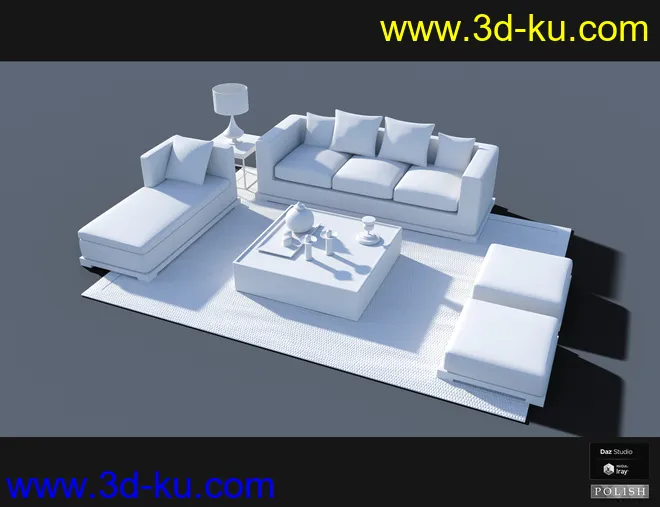 Interior Furniture 03模型的图片18