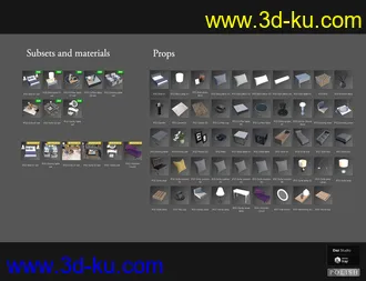 3D打印模型Interior Furniture 03的图片
