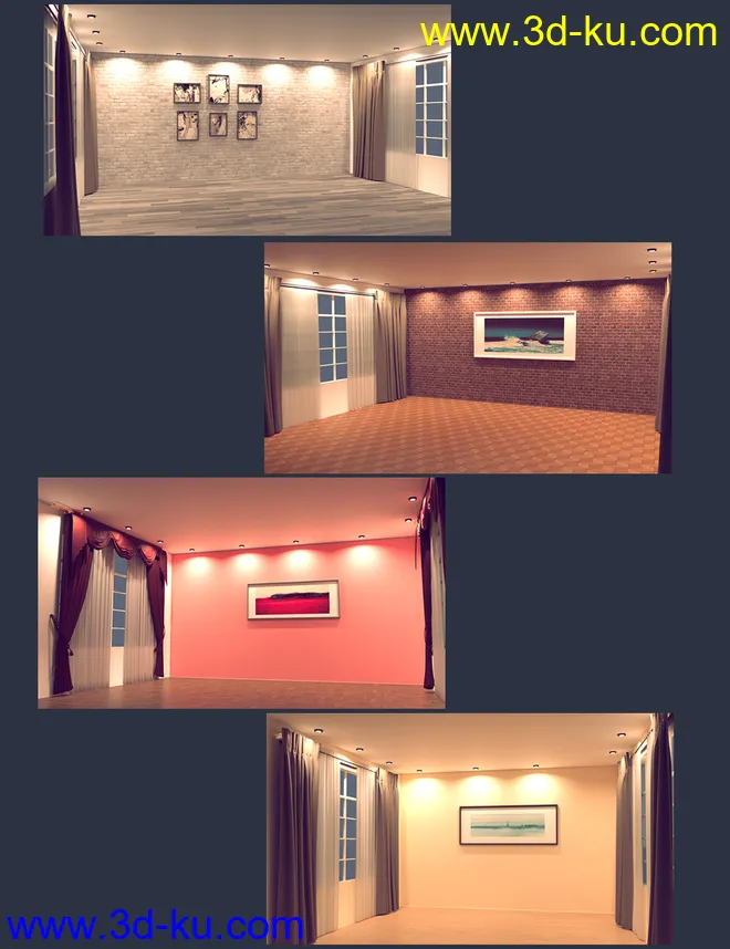 Interior Vignette 01模型的图片1
