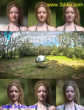 3D打印模型iRadiance HDR Resources - Country Pasture的图片