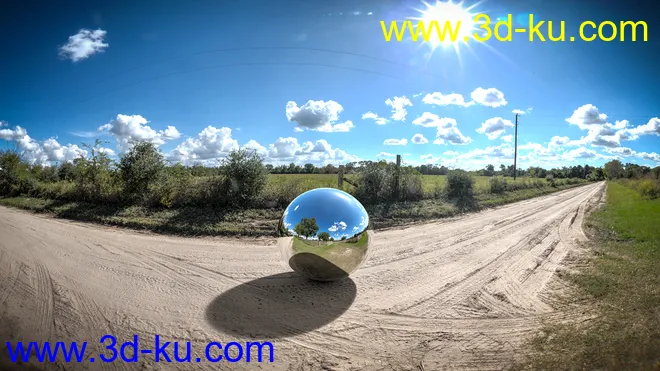 iRadiance HDR Resources - Country Pasture模型的图片2