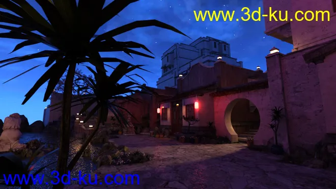 Iray DS Lights - Streets Of Asia 2 By Night模型的图片7