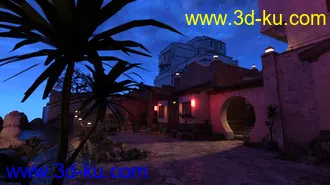 3D打印模型Iray DS Lights - Streets Of Asia 2 By Night的图片