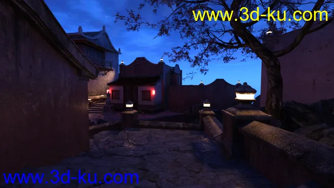 Iray DS Lights - Streets Of Asia 2 By Night模型的图片9