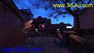 3D打印模型Iray DS Lights - Streets Of Asia 2 By Night的图片