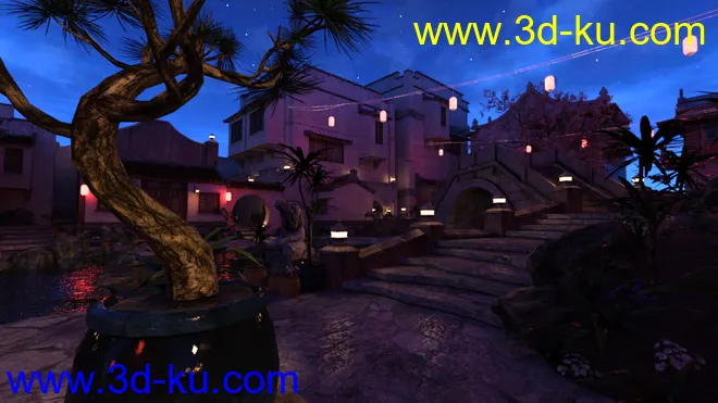Iray DS Lights - Streets Of Asia 2 By Night模型的图片10