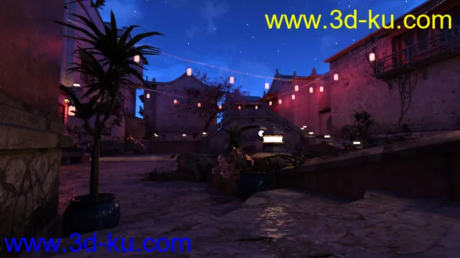 Iray DS Lights - Streets Of Asia 2 By Night模型的图片11