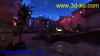3D打印模型Iray DS Lights - Streets Of Asia 2 By Night的图片