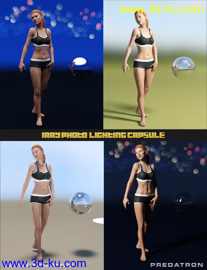 Iray Photo Lighting Capsule模型的图片2