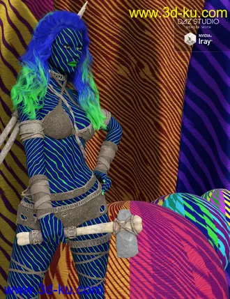 3D打印模型Iray Skintastic Shaders Fur的图片