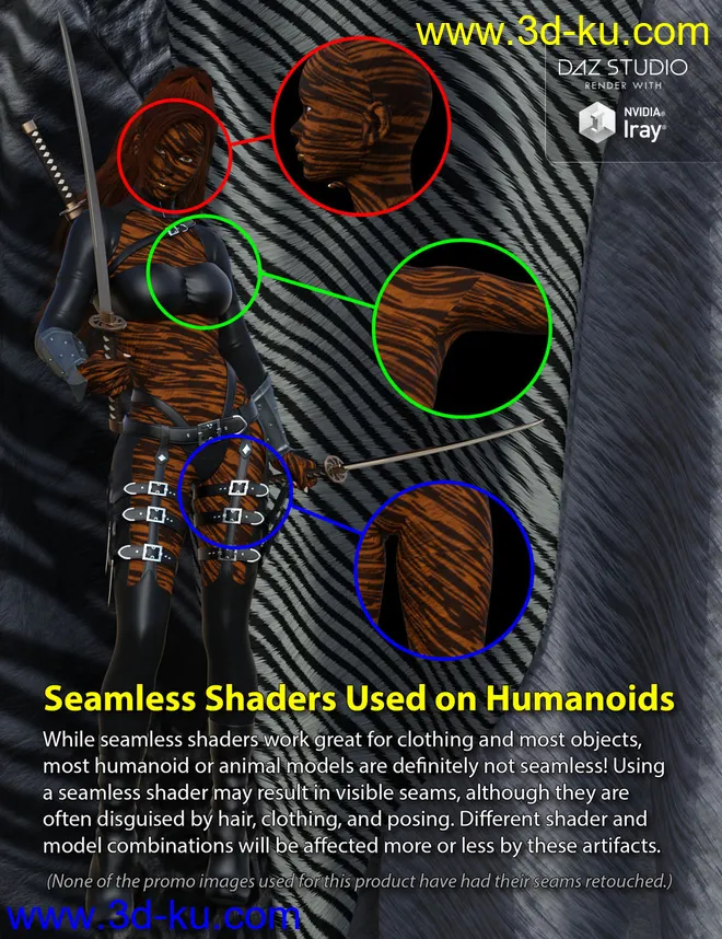Iray Skintastic Shaders Fur模型的图片11