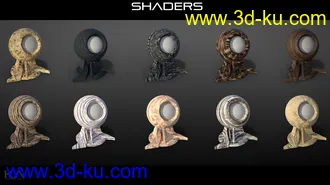 3D打印模型Iray WoodWorx Shaders的图片