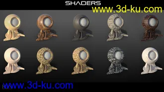3D打印模型Iray WoodWorx Shaders的图片