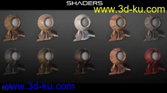 3D打印模型Iray WoodWorx Shaders的图片