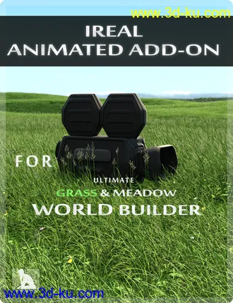 3D打印模型iREAL Animated Add-on for ULTIMATE Grass & Meadow的图片